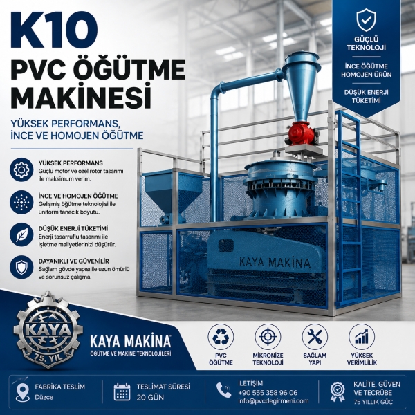 pvc öğütme makinesi